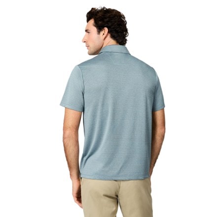 Free Country Tech Jacquard Short-Sleeve Polo Shirt - Men's 1