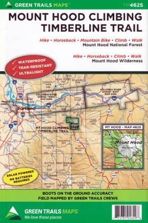 Green Trails Map 462SX - Mount Hood Climbing Timberline Trail 0