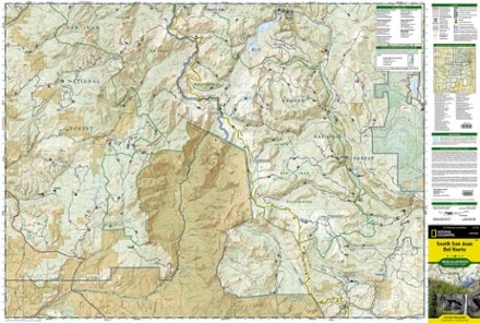 National Geographic South San Juan / Del Norte Topographic Map 1