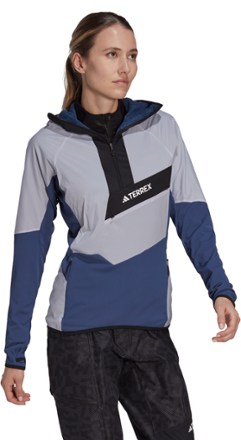 adidas Techrock Ultralight Half-Zip Hooded Fleece Jacket - Women's 1