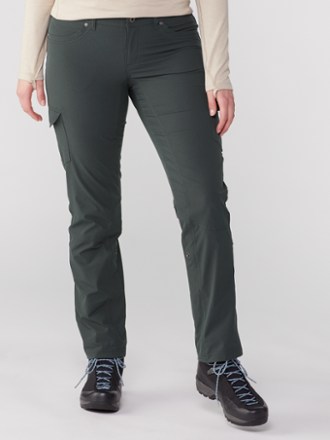 Kuhl Pants Women's 16 Reg Nylon Cargo Roll-Up Hiking Pants Gray