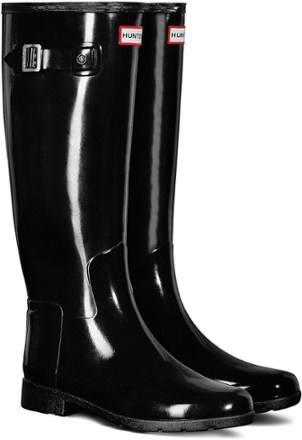 hunter boots refined black