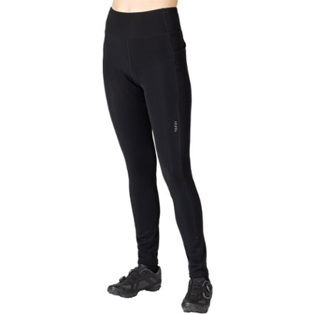 Terry Thermal Hi-Rise Cycling Tights - Women's 0