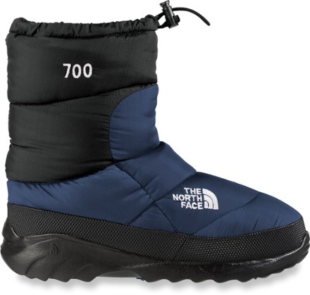 the north face nuptse apres down insulated booties in cream