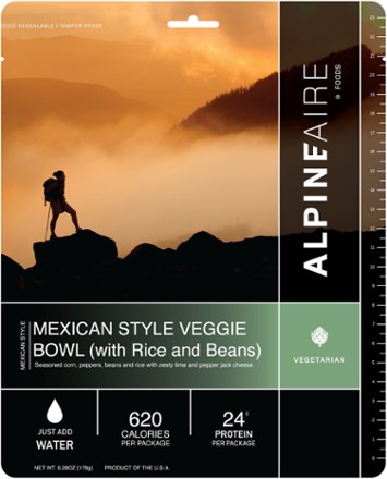 AlpineAire Foods Mexican-Style Veggie Bowl - 1 Serving 0