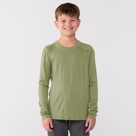 Merino Midweight Base Layer Crew Top - Kids'