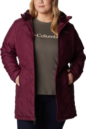 Columbia Heavenly Long Hooded Jacket - Women's Plus Sizes 6