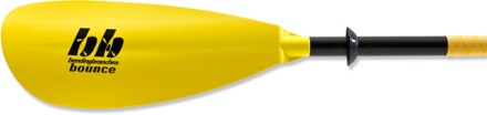Bending Branches Bounce X-Grip Kayak Paddle Left blade detail (Yellow)