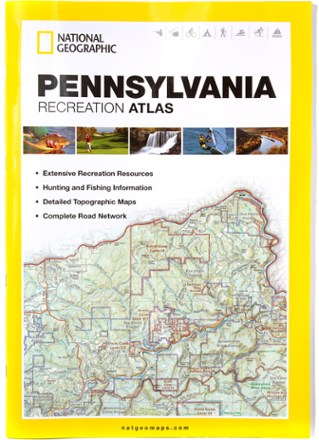 National Geographic Pennsylvania Recreation Atlas 0