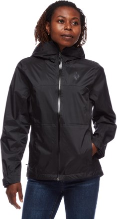 Black Diamond TreeLine Stretch Shell Rain Jacket - Women's 1