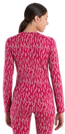 Icebreaker Merino 260 Vertex Long-Sleeve Crewe Glacial Flow Base Layer Top - Women's 2