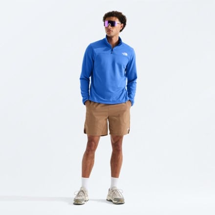 The North Face Cedar Trail Grid Fleece Quarter-Zip Pullover - Men's 2