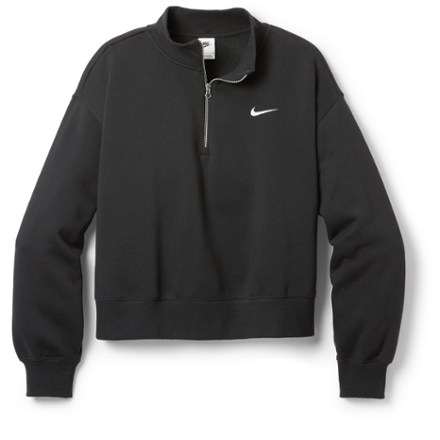 Nike Phoenix Fleece Oversize Half-Zip Crop Sweatshirt - Women's ...