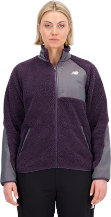 New Balance Q Speed Sherpa Fleece Jacket - Women