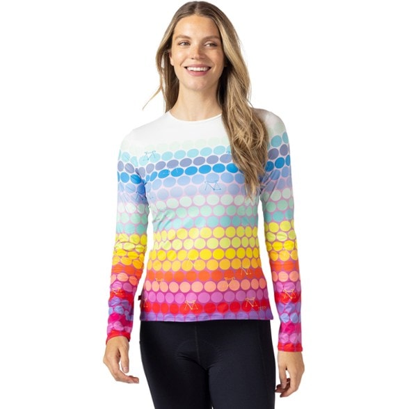 On Body Image of color Rainbow Dots