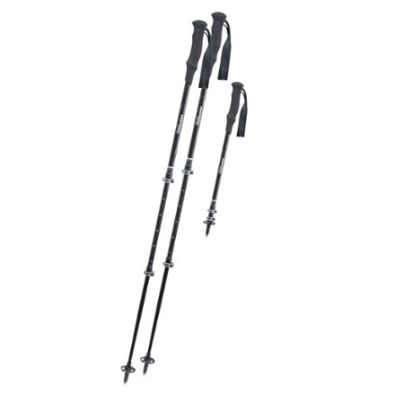 Komperdell Trail UL Carbon Powerlock Compact Trekking Poles - Pair 0