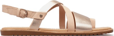 sorel ella criss cross sandals