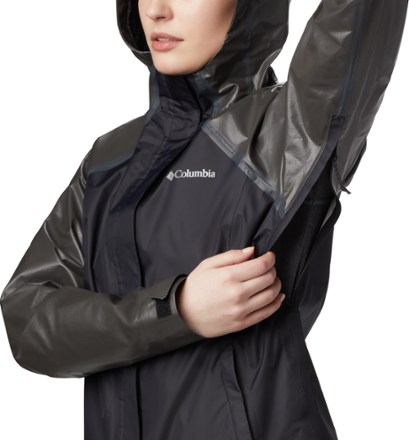 columbia rain jacket womens plus