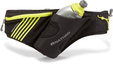 Nathan Peak Hydration Waist Pack Back view (Black)