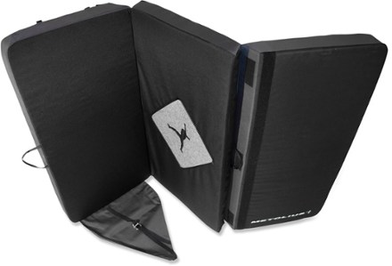 Metolius Magnum Crash Pad Open View (Black/Gray)