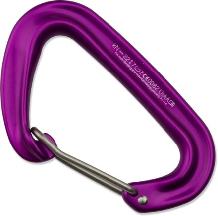 Metolius FS Mini II Carabiner Detail View (Purple)