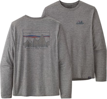 Patagonia Capilene Cool Daily Graphic Long-Sleeve Shirt - Men's 5
