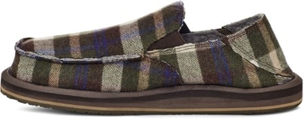 Sanuk Sidewalk Surfer ST Plaid Chill Shoes - Men's 1