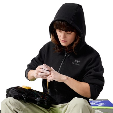 Arc'teryx Emblem Fleece Full-Zip Crop Hoody - Women's 6