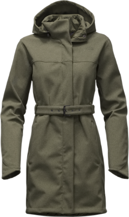 north face trench coat womens