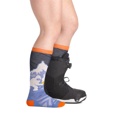 Darn Tough Little Yeti Midweight Cushion Ski and Snowboard Socks - Kids' 3