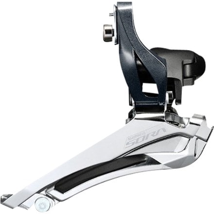 Shimano Sora FD-R3000 2 x 9-Speed Front Derailleur - Clamp Mount 0