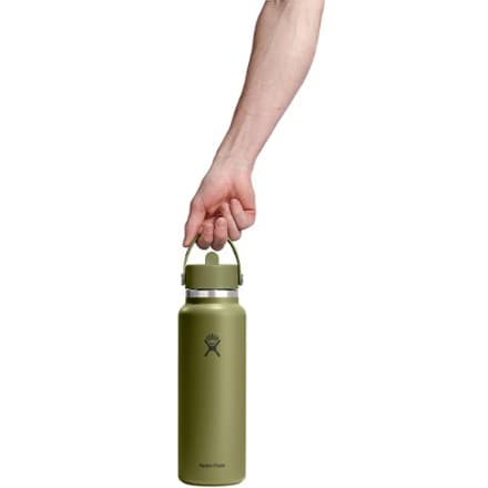 Hydro Flask Wide-Mouth Vacuum Water Bottle with Flex Straw Cap - 40 fl. oz. 2