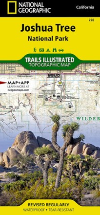 National Geographic Joshua Tree National Park Trail Map 0