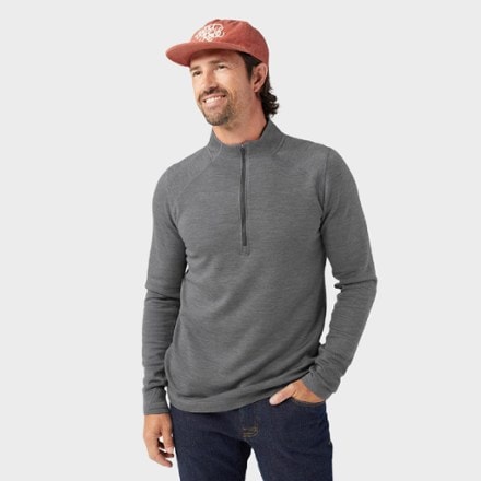 Stio Basis PeakWool Midweight Half-Zip Base Layer Top - Men's 1