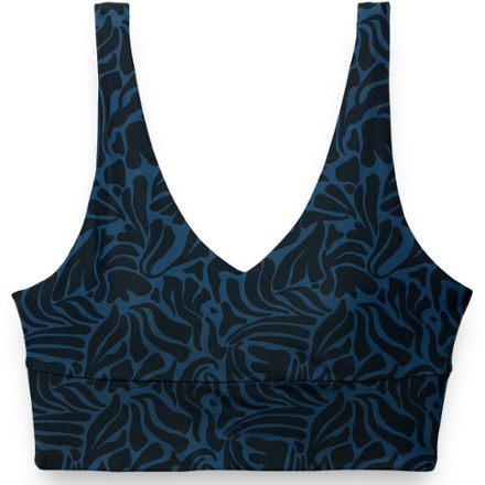 prAna Summer Wave Reversible Swimsuit Top - Women's BLACK SEAWEED