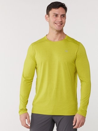 Arc'teryx Cormac Crew Neck Shirt LS Men's, Lampyre Heather, Size XXL