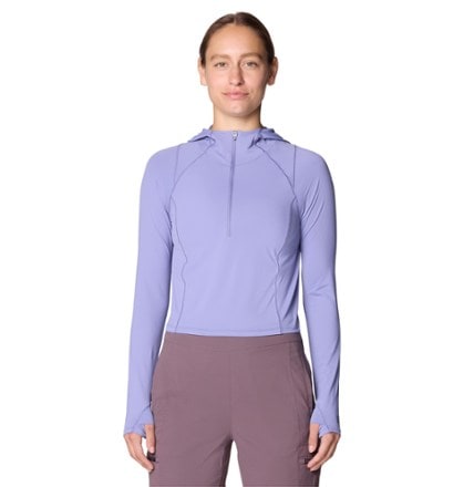 Mountain Hardwear Crater Lake Crop Zip Top - Women's 0