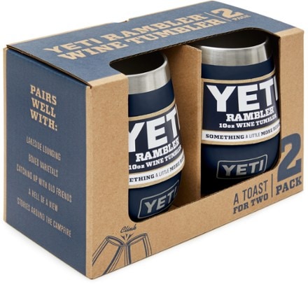 Yeti Rambler Wine Tumbler 2 Pack WHITE 🎁 Gift Set 🎁