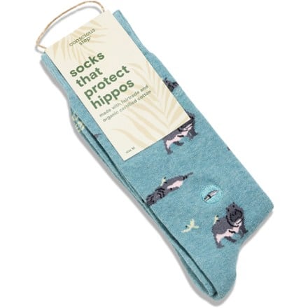 Conscious Step Socks That Protect Hippos 1