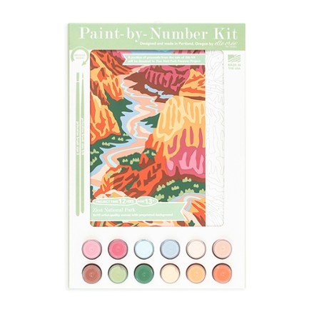 Elle Cree Zion National Park Paint-by-Number Kit 0