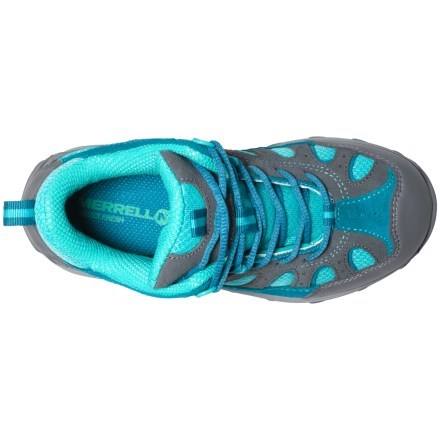 Top View (Grey/Turquoise)