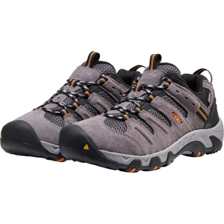 Scarpe Da Trekking KEEN Headout Impermeabili Uomo – Per Escursioni, Giardino, Tutto L’anno, Suola Gomma, Pelle E Rete
