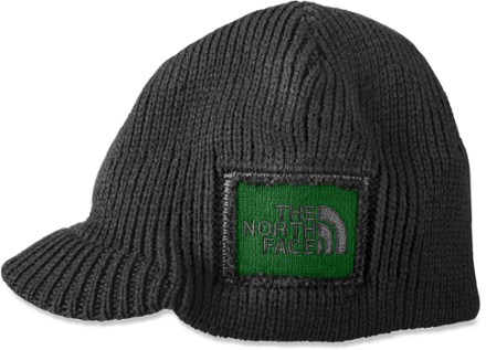north face green beanie