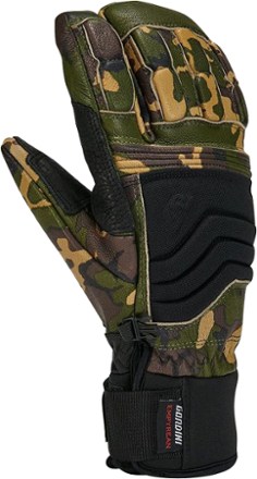 Gordini Men's Wrangell 3-Finger Gloves - Camo