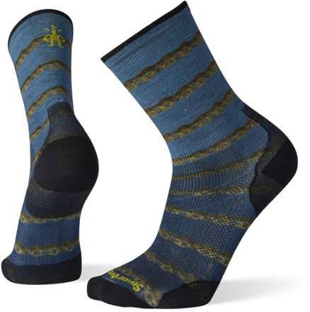 Smartwool PhD Cycle UL Pattern Crew Bike Socks Men's REI Coop