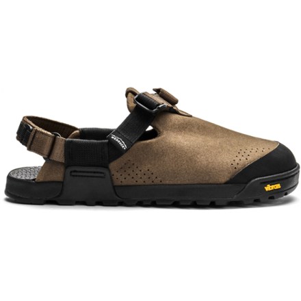 Bedrock Sandals Mountain Clogs - Synthetic Suede Brown 7 Mens/8 Womens