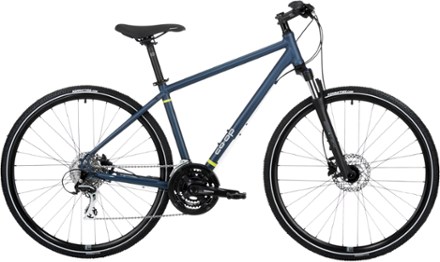 co-op blue hybrid city bike