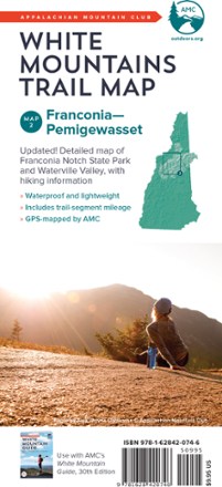 AMC White Mountains Trail Map: Franconia - Pemigewasset 0