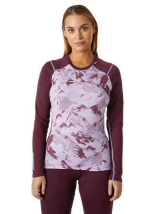 Helly Hansen Lifa Merino Midweight Graphic Base Layer Top - Women's 1