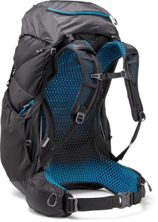 Gregory Focal 58 Pack - Men's Back view (Ozone Black)